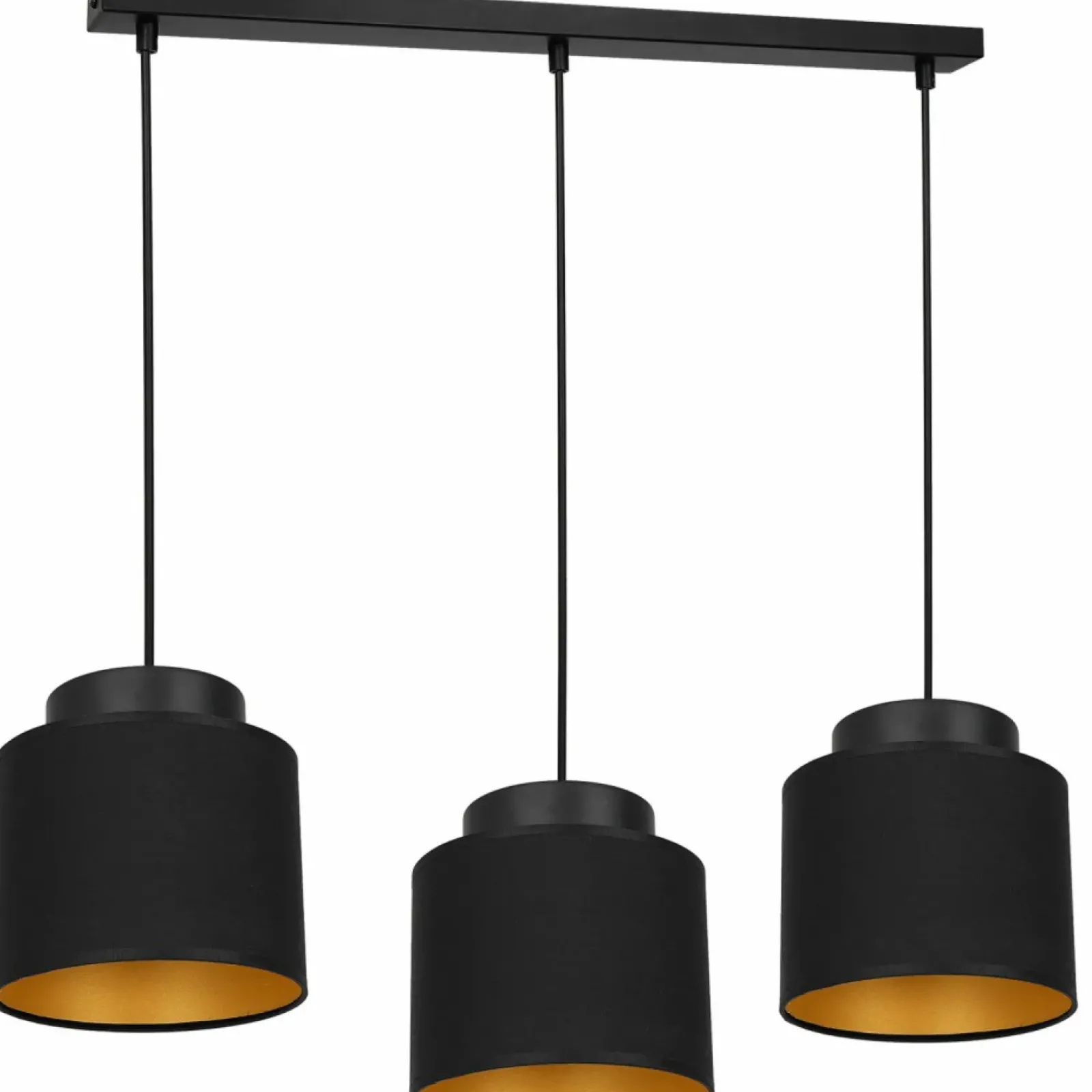 Sklep Kaja Czarno-złota lampa wisząca nad wyspę kuchenną LX 3182 z serii FRODI Best Sale