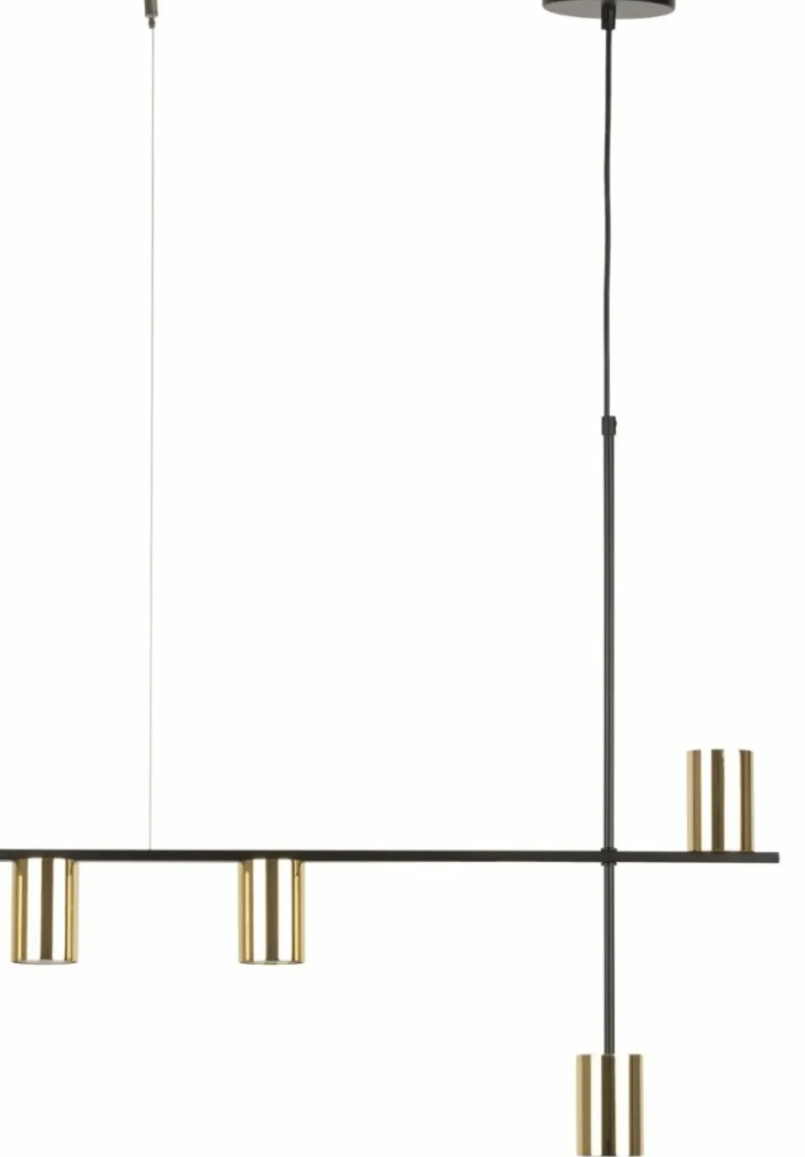 Sklep Kaja Czarno-złota lampa wisząca nad stolik kawowy SIG 33690 VENDO | Kaja Cheap