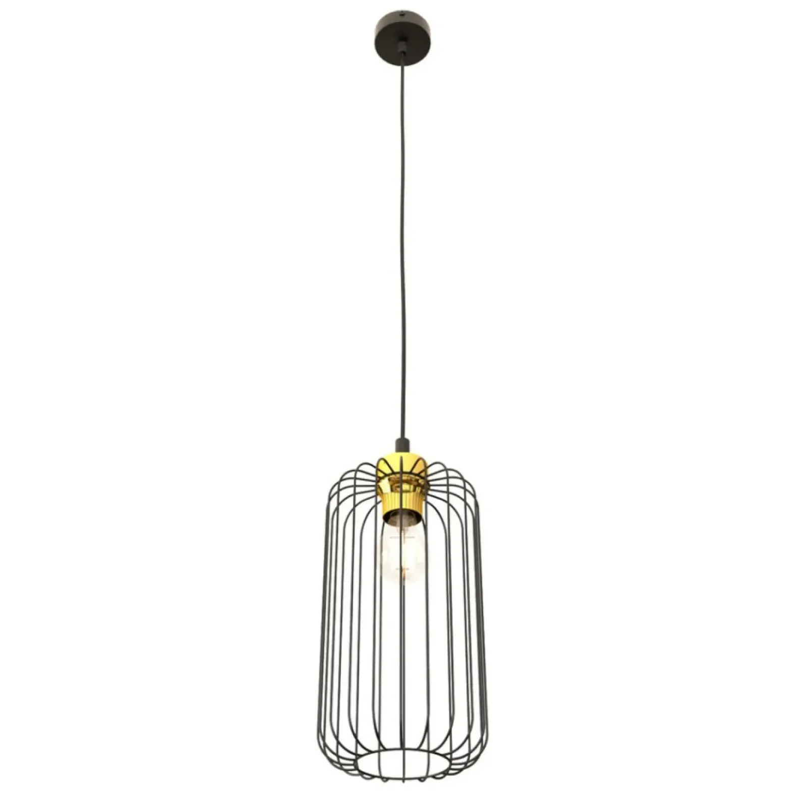 Sklep Kaja Czarno-złota lampa wisząca, pojedyncza 1364/1 z serii VANDER Online