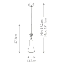 Sklep Kaja Czarno-złota lampa wisząca z ozdobą ETOILE-P-S-MB z serii ETOILE Cheap