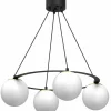 Sklep Kaja Czarno-złota lampa wisząca z okrągłymi kloszami LX 5673 BALLO | Kaja Shop