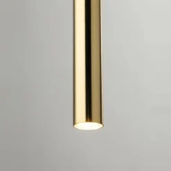 Sklep Kaja Czarno-złota lampa wisząca z rurkami SIG 40738 SOPEL LUX | Kaja Store