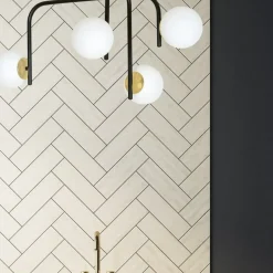 Sklep Kaja Czarno-złota lampa z okrągłymi kloszami 1032/4B RAGNAR | Kaja Outlet