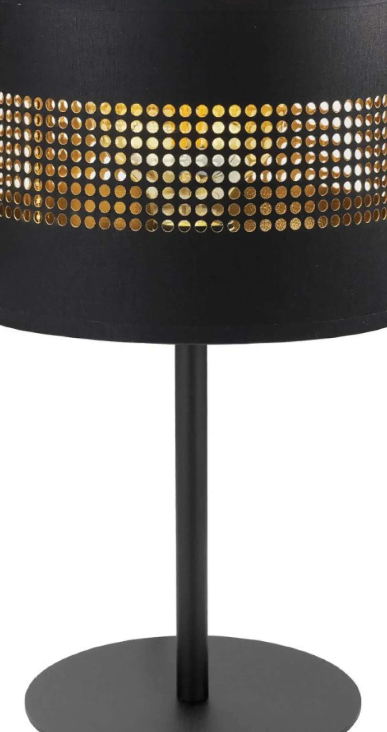 Sklep Kaja Czarno-złota lampka do sypialni TK 5054 TAGO BLACK | Kaja Oświetlenie* Nowoczesne Lampki Stołowe