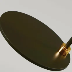 Sklep Kaja Czarno-złota lampka stołowa, nocna BALANCE-TL-BKPB z serii BALANCE* Lampki Stołowe Z Abażurem|Tradycyjne Lampki Stołowe