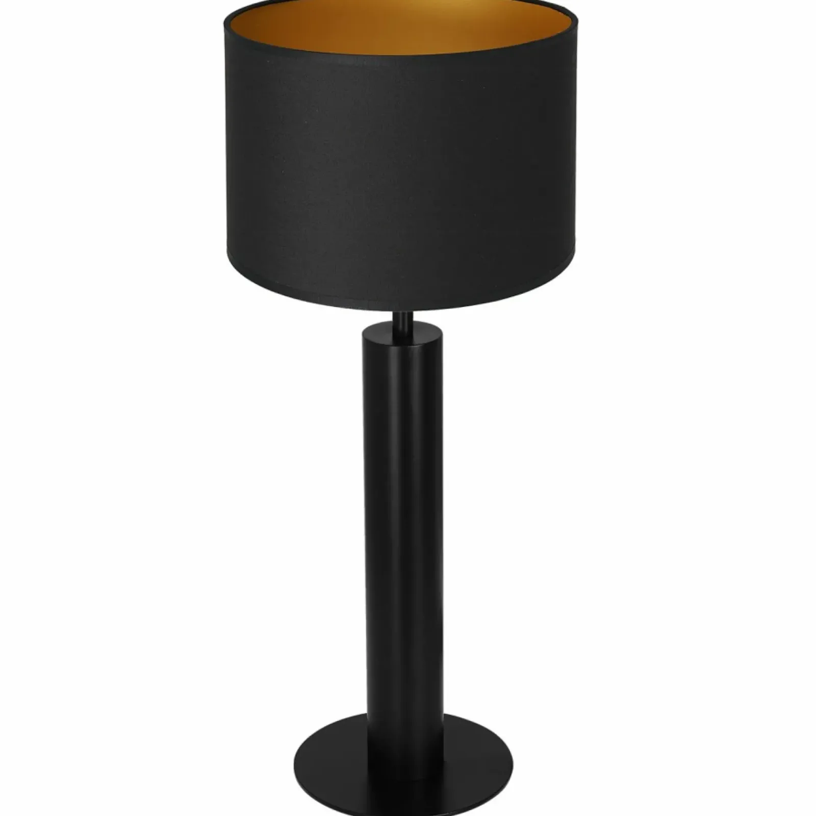 Sklep Kaja Czarno-złota lampka stołowa, do gabinetu LX 3664 z serii TABLE LAMPS* Lampki Stołowe Z Abażurem|Tradycyjne Lampki Stołowe