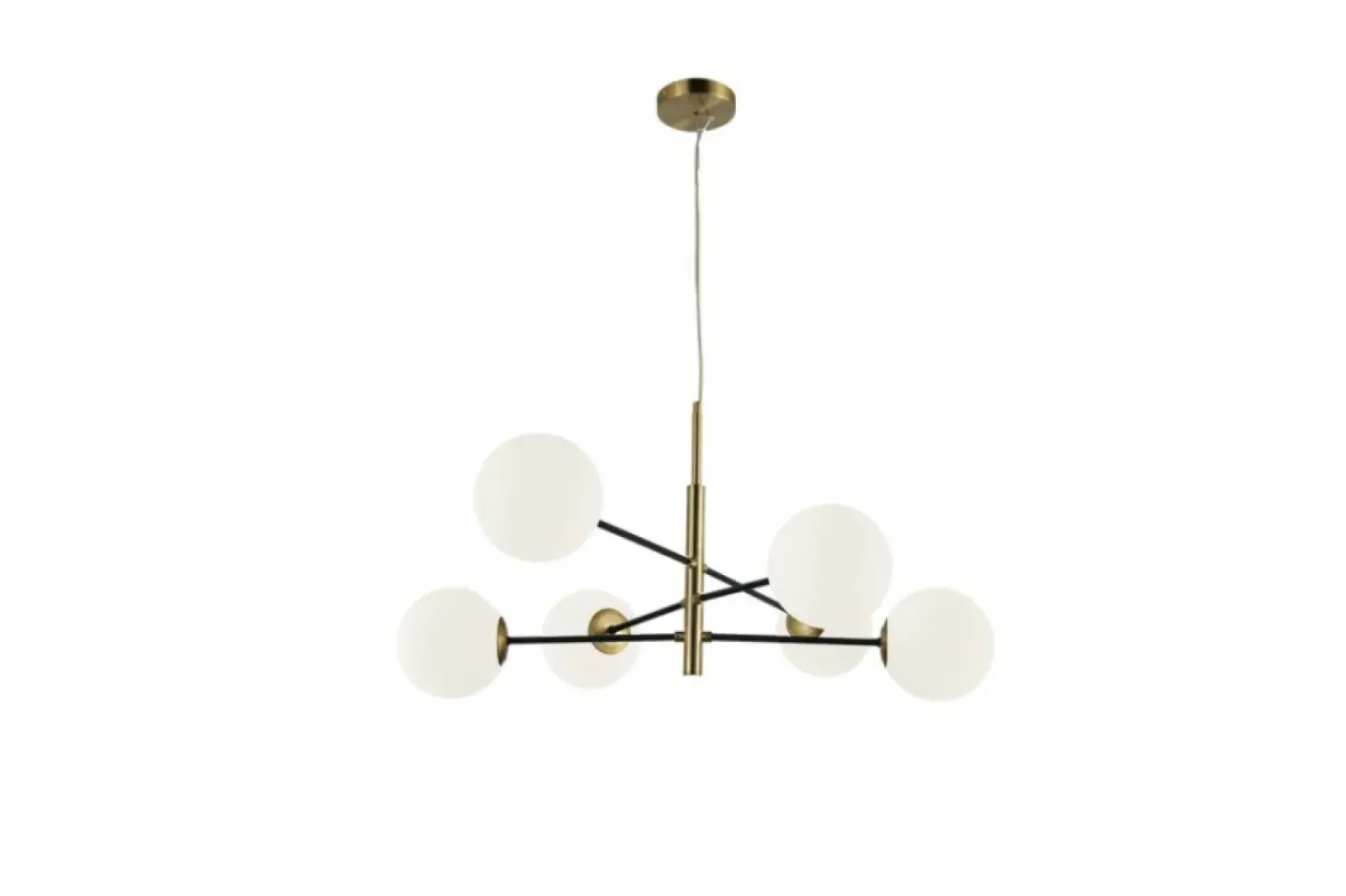 Sklep Kaja Czarno-złota molekularna lampa wisząca AZ4421 OVIEDO | Kaja Outlet