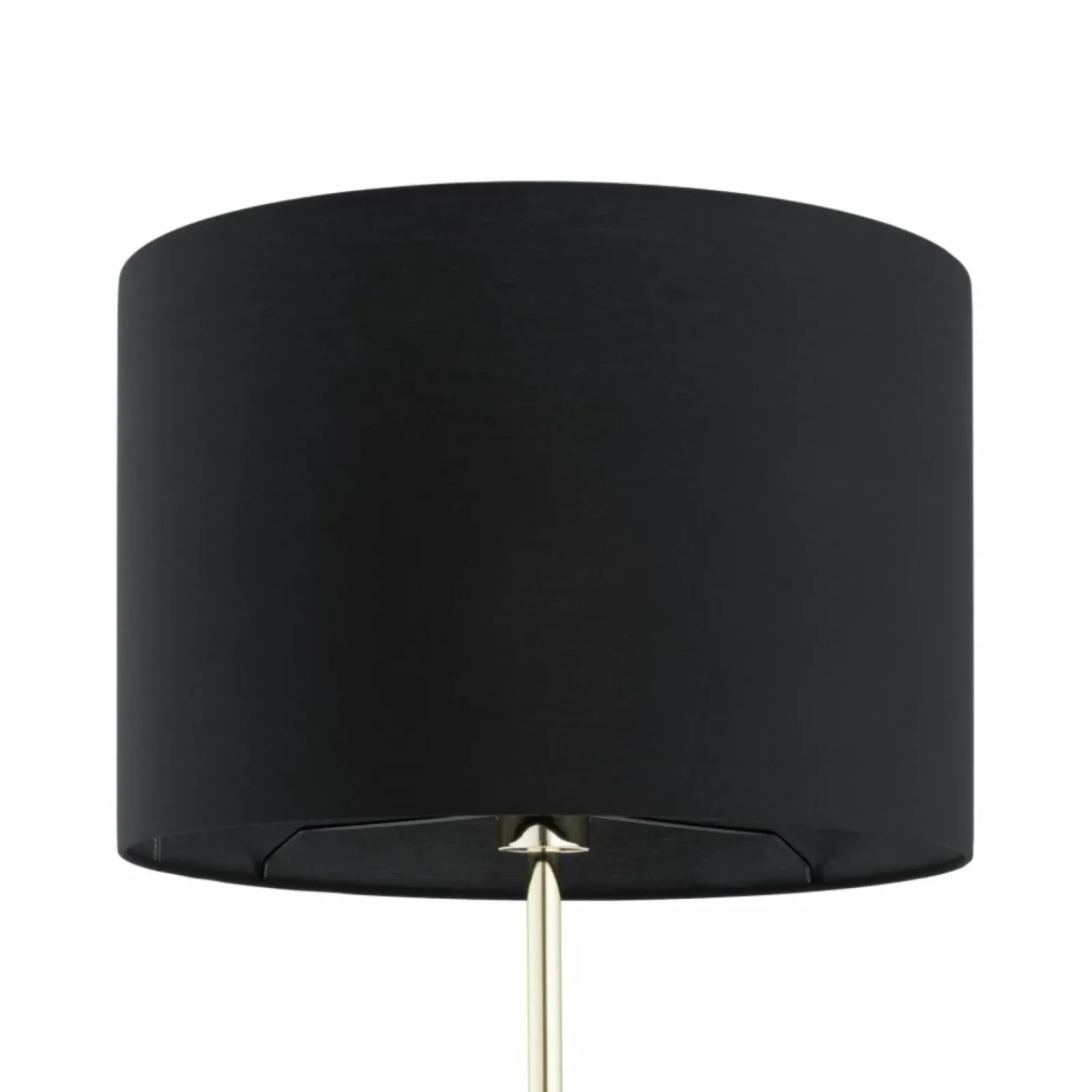 Sklep Kaja Czarno-złota, prosta lampa stojąca TK 16029 UMBERTO BLACK GOLD | Kaja* Lampy Podłogowe Z Abażurem|Tradycyjne Lampy Podłogowe