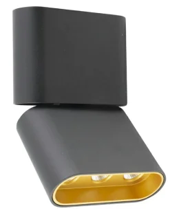 Sklep Kaja Czarno-złoty spot LED regulowany MX C0150 MARVEL | Kaja Oświetlenie* Lampy Led