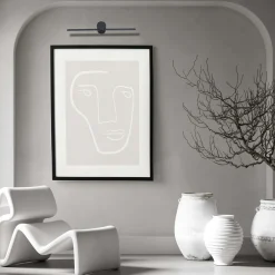 Sklep Kaja Czarny kinkiet do łazienki 40cm 6W LP-777/1W M BK z serii MODERN SLIM* Lampy Led
