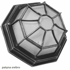 Sklep Kaja Czarny kinkiet, plafon zewnętrzny K 3012/P SZ z serii RETRO CLASSIC | Kaja Oświe* Kinkiety Ogrodowe