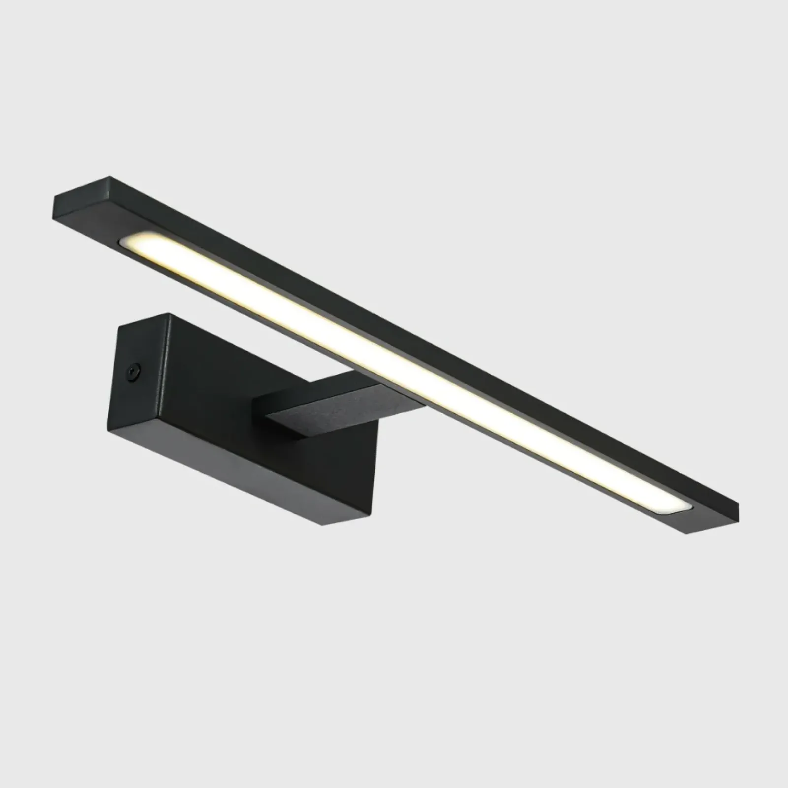 Sklep Kaja Czarny, ledowy kinkiet 41cm GS-LWB-12W BK ISLA | Kaja Oświetlenie* Lampy Led