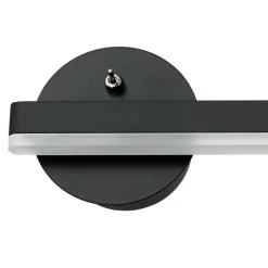 Sklep Kaja Czarny, ledowy kinkiet do powieszenia przy łóżku ML6348 z serii SYDNEY | Kaja Oś* Lampy Led