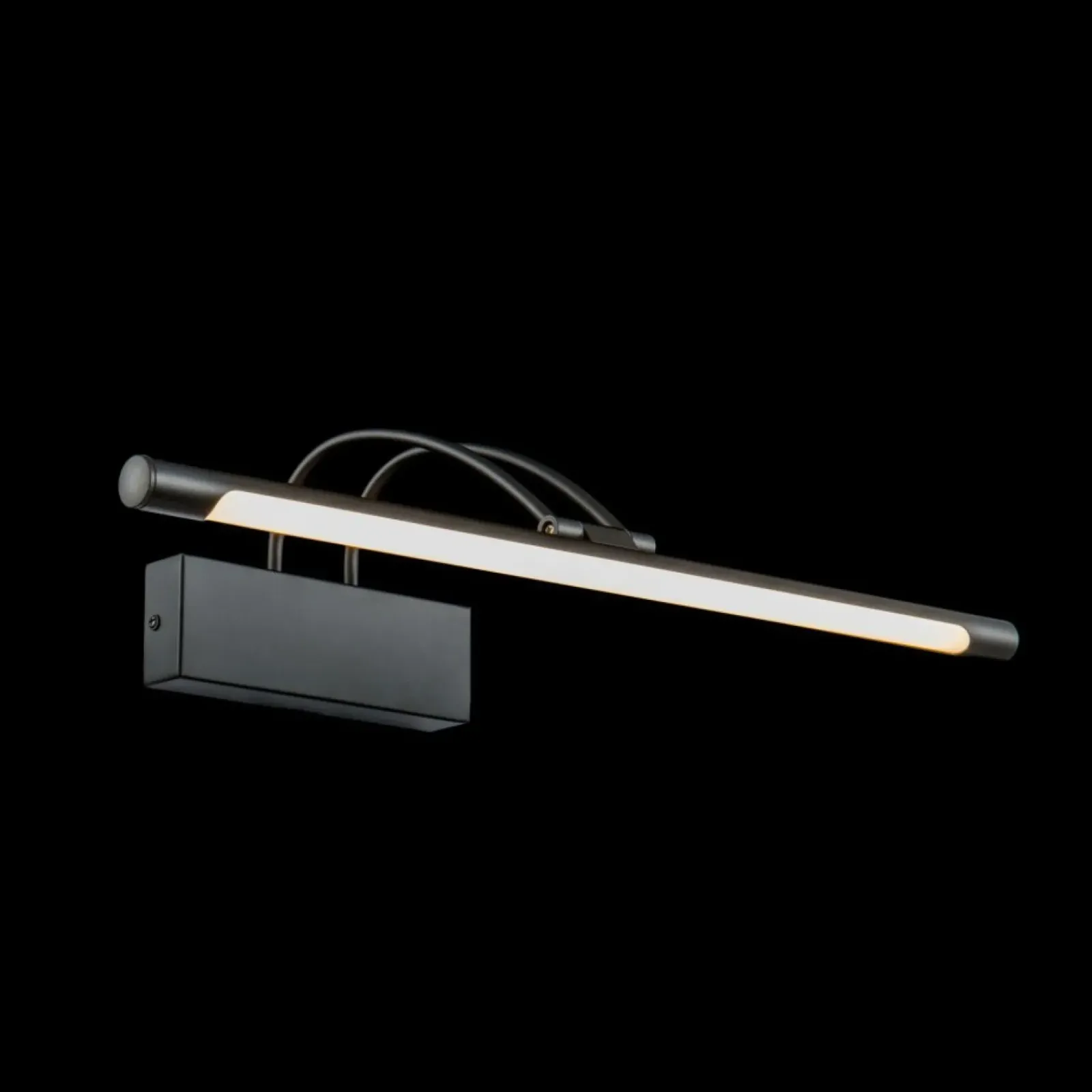 Sklep Kaja Czarny, ledowy kinkiet obrazowy MIR004WL-L12B FINELLI | Kaja* Lampy Led