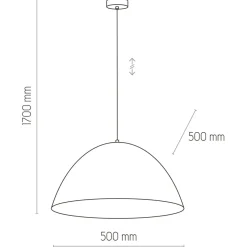 Sklep Kaja Czarny, minimalistyczny żyrandol TK 6006 FARO NEW | Kaja Oświetlenie Online