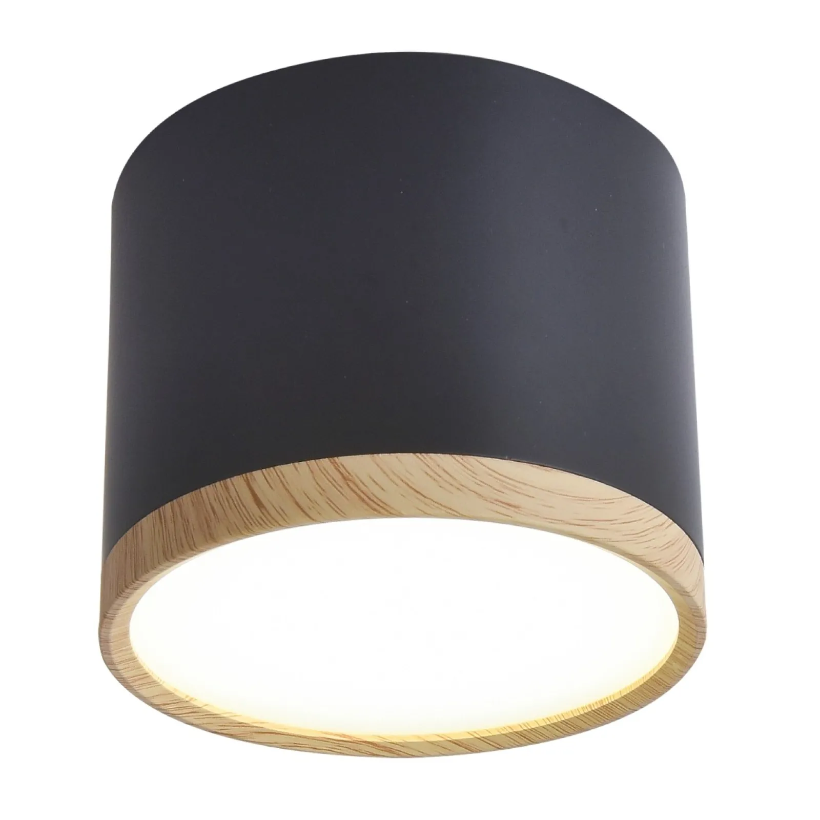 Sklep Kaja Czarny, nieruchomy reflektor sufitowy LED 2275949 TUBA | Kaja* Lampy Led