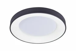 Sklep Kaja Czarny plafon LED ciepłe światło ⌀38cm 3000K AZ4987 SANTANA | Kaja* Lampy Led|Plafony Nowoczesne