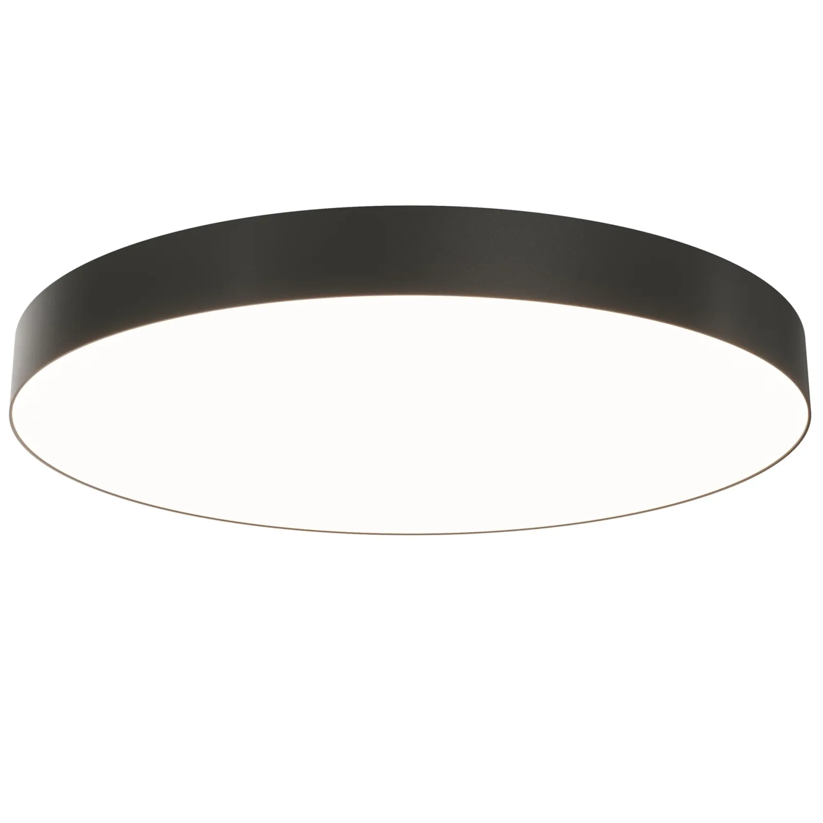 Sklep Kaja Czarny plafon LED, dający dużo światła C032CL-90W3K-RD-B z serii ZON* Plafony Nowoczesne