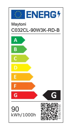 Sklep Kaja Czarny plafon LED, dający dużo światła C032CL-90W3K-RD-B z serii ZON* Plafony Nowoczesne