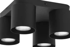 Sklep Kaja plafon z tubami GU10 TK 3412 VICO BLACK | Kaja Oświetlenie* Plafony Nowoczesne