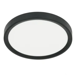 Sklep Kaja Czarny plafon, zmienna barwa 3000K - 6000K ⌀23cm ML0438 MAQ | Kaja* Plafony Klasyczne|Plafony Nowoczesne