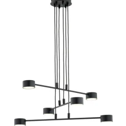 Sklep Kaja żyrandol do salonu w stylu loftowym 1339/6 MODUS | Kaja czarny Store