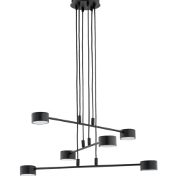 Sklep Kaja żyrandol do salonu w stylu loftowym 1339/6 MODUS | Kaja czarny Store