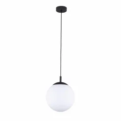 Sklep Kaja Czarny zwis z białym kloszem ⌀25cm TK 5669 ESME WHITE | Kaja Cheap