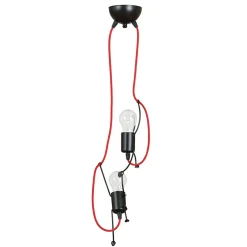 Sklep Kaja Czerwona lampa wisząca o nietuzinkowym kształcie 537/2 | Kaja czerwony Cheap