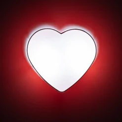 Sklep Kaja Czerwono-biała lampa sufitowa, kształt serca TK 10777 z serii HEART Flash Sale