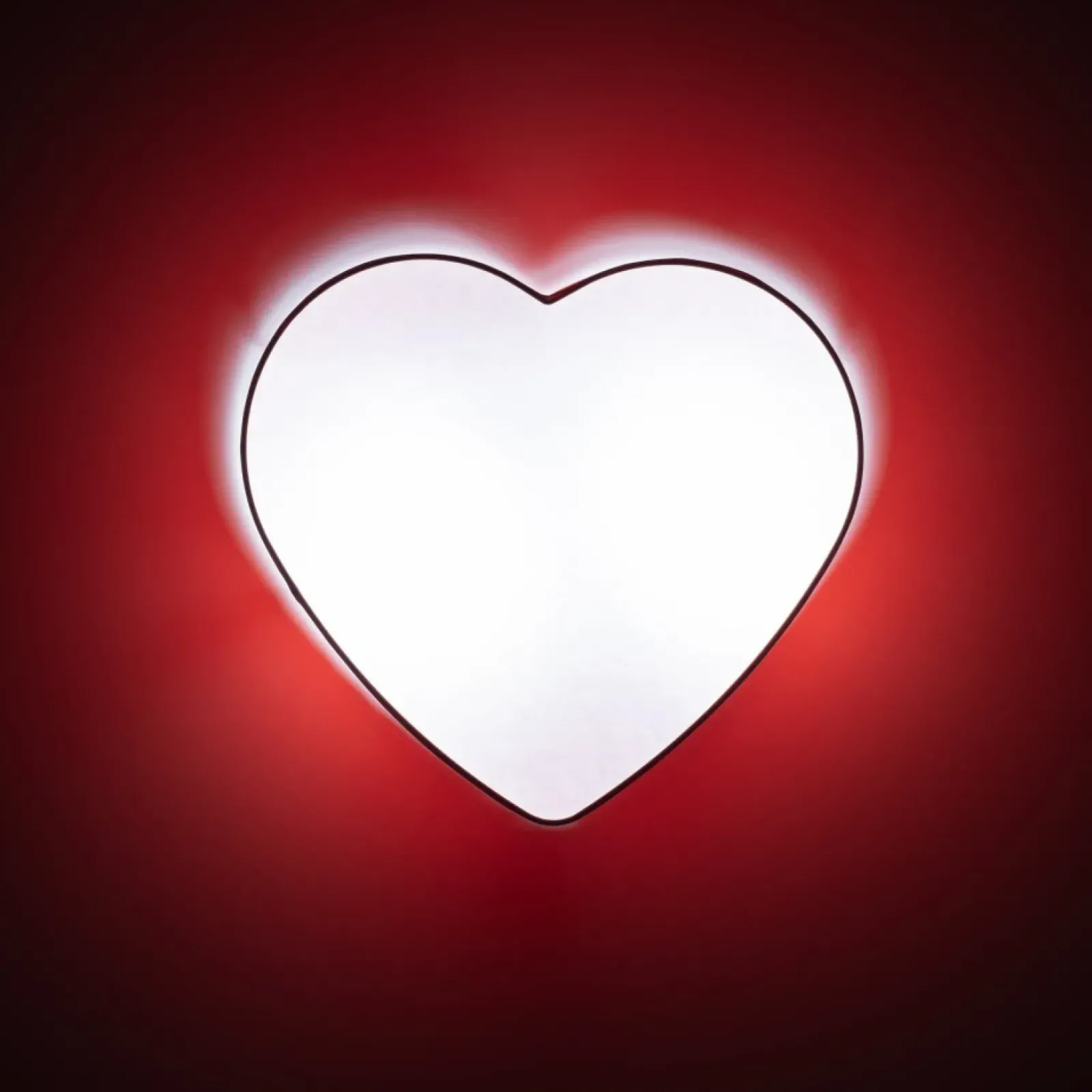 Sklep Kaja Czerwono-biała lampa sufitowa, kształt serca TK 10777 z serii HEART Flash Sale