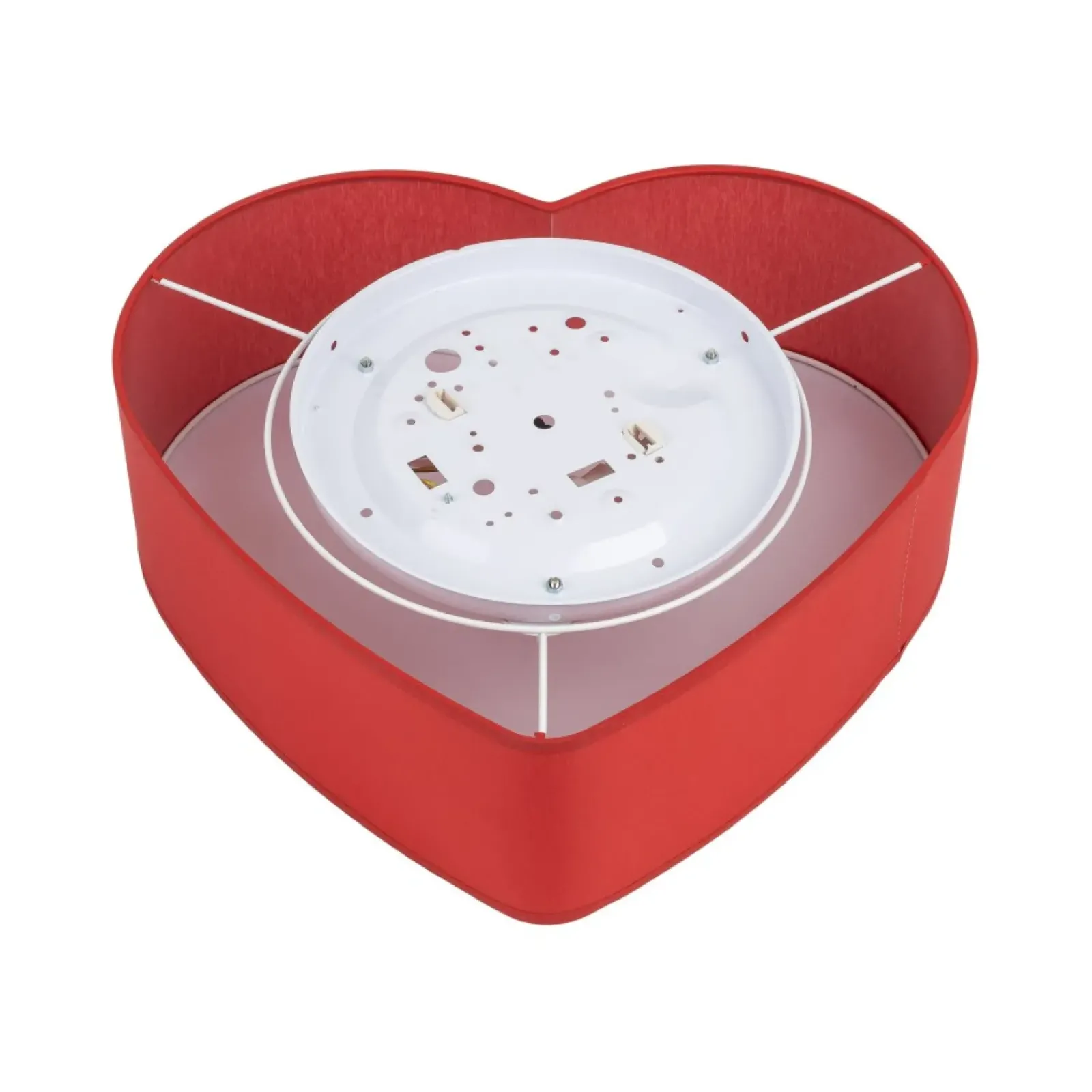 Sklep Kaja Czerwono-biała lampa sufitowa, kształt serca TK 10777 z serii HEART Flash Sale