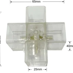 Sklep Kaja Łącznik X do paneli LED LP-0109 ŁĄCZNIK X GEOMETRIC SYSTEM | Kaja* Plafony Nowoczesne