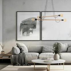 Sklep Kaja Czterokierunkowa, drewniana lampa wisząca TK 4952 z serii HELIX WOOD Online