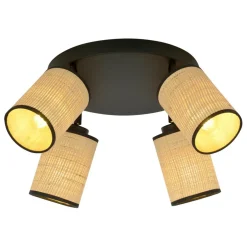 Sklep Kaja Czteropunktowa lampa sufitowa w stylu eco 1151/4PREM YOGA | Kaja Discount