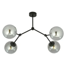 Sklep Kaja Czteropunktowa, loftowa lampa do sypialni 1134/4 SPACE | Kaja Best