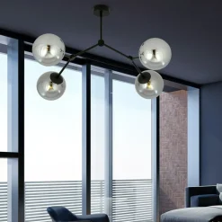 Sklep Kaja Czteropunktowa, loftowa lampa do sypialni 1134/4 SPACE | Kaja Best