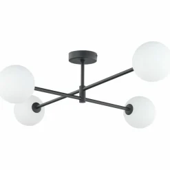 Sklep Kaja Czteroramienna, czarna lampa sufitowa do sypialni TK 4735 - SARIUS Outlet