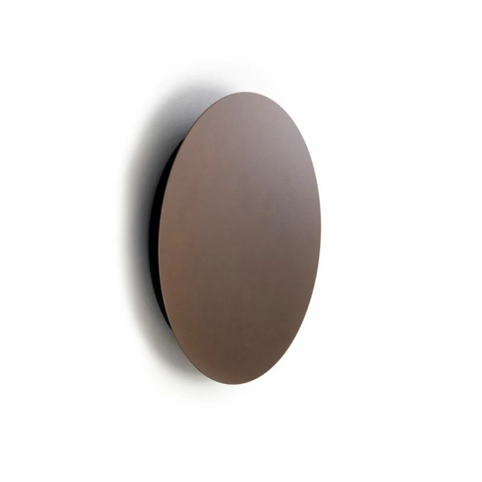 Sklep Kaja Dekoracyjna, brązowa lampa ścienna do sypialni ⌀25cm 10352 RING | Kaja* Lampy Led