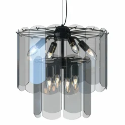 Sklep Kaja Dekoracyjna, elegancka lampa wisząca MD3523-8M-EBCN NIRA | Kaja New