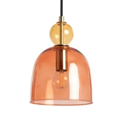 Sklep Kaja Dekoracyjna, kolorowa lampa wisząca ABR-KOLO1-C KOLORENO | Kaja czerwony Hot