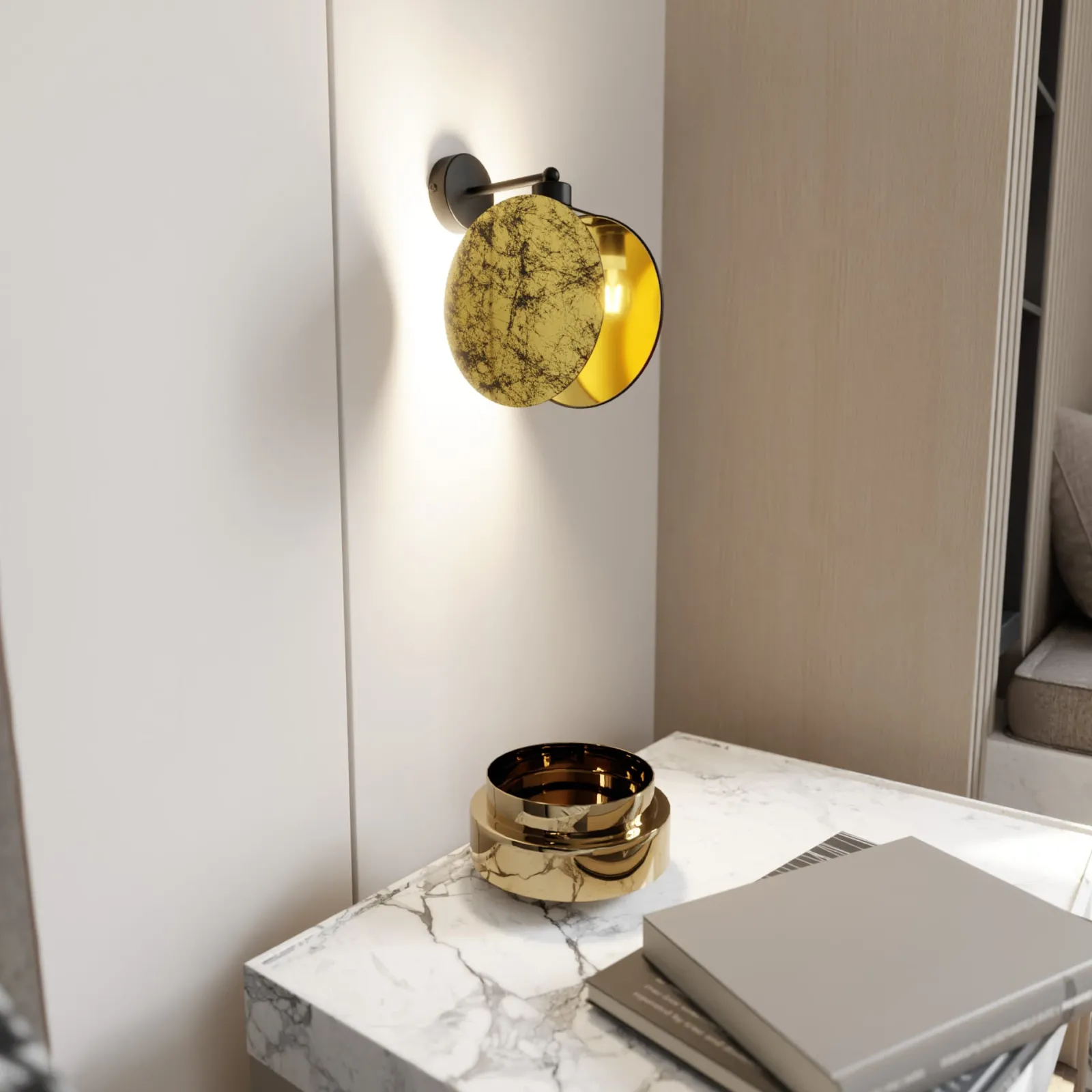 Sklep Kaja Dekoracyjna lampa ścienna do salonu 1326/K1 MOTIF | Kaja Oświetlenie* Kinkiety Tradycyjne