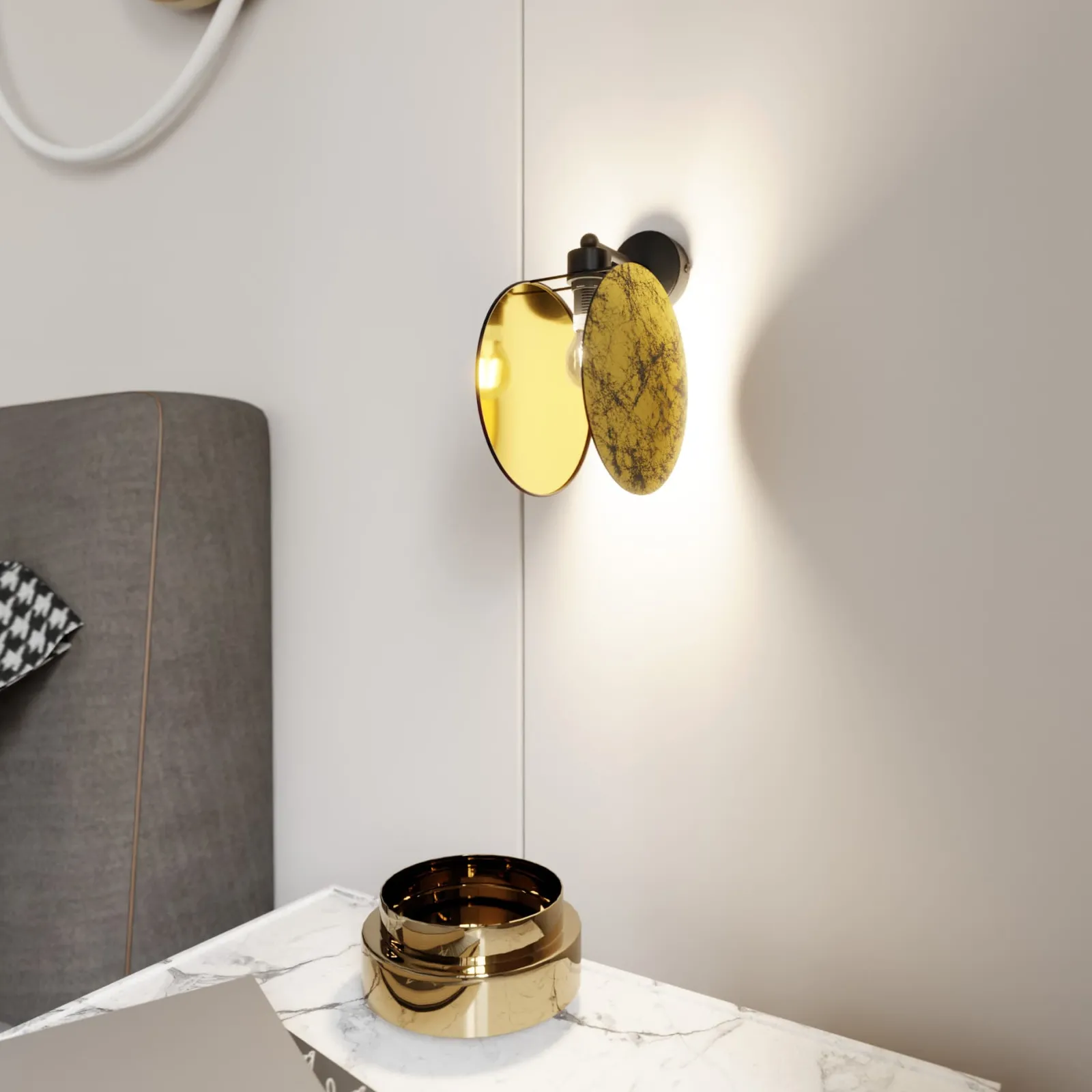 Sklep Kaja Dekoracyjna lampa ścienna do salonu 1326/K1 MOTIF | Kaja Oświetlenie* Kinkiety Tradycyjne