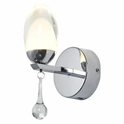 Sklep Kaja Dekoracyjna lampa ścienna LED z kryształkiem ML304 OVO | Kaja* Lampy Led|Kinkiety Tradycyjne