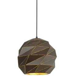 Sklep Kaja Dekoracyjna lampa ⌀32cm PND-2424-1L-GR+GD PALERMO | Kaja Oświetlenie Best Sale