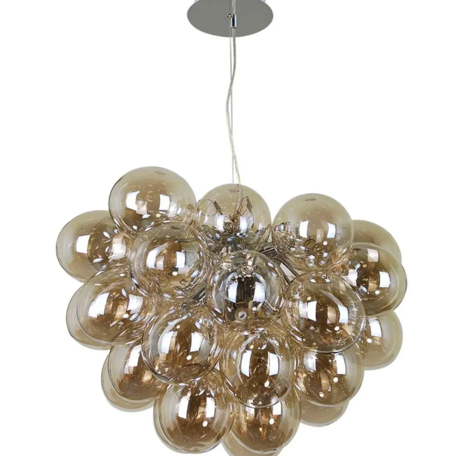 Sklep Kaja Dekoracyjna lampa do salonu PND-7273-S-8-CGN BENTO | Kaja Oświetlenie Online