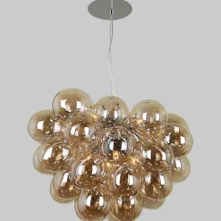 Sklep Kaja Dekoracyjna lampa do salonu PND-7273-S-8-CGN BENTO | Kaja Oświetlenie Online