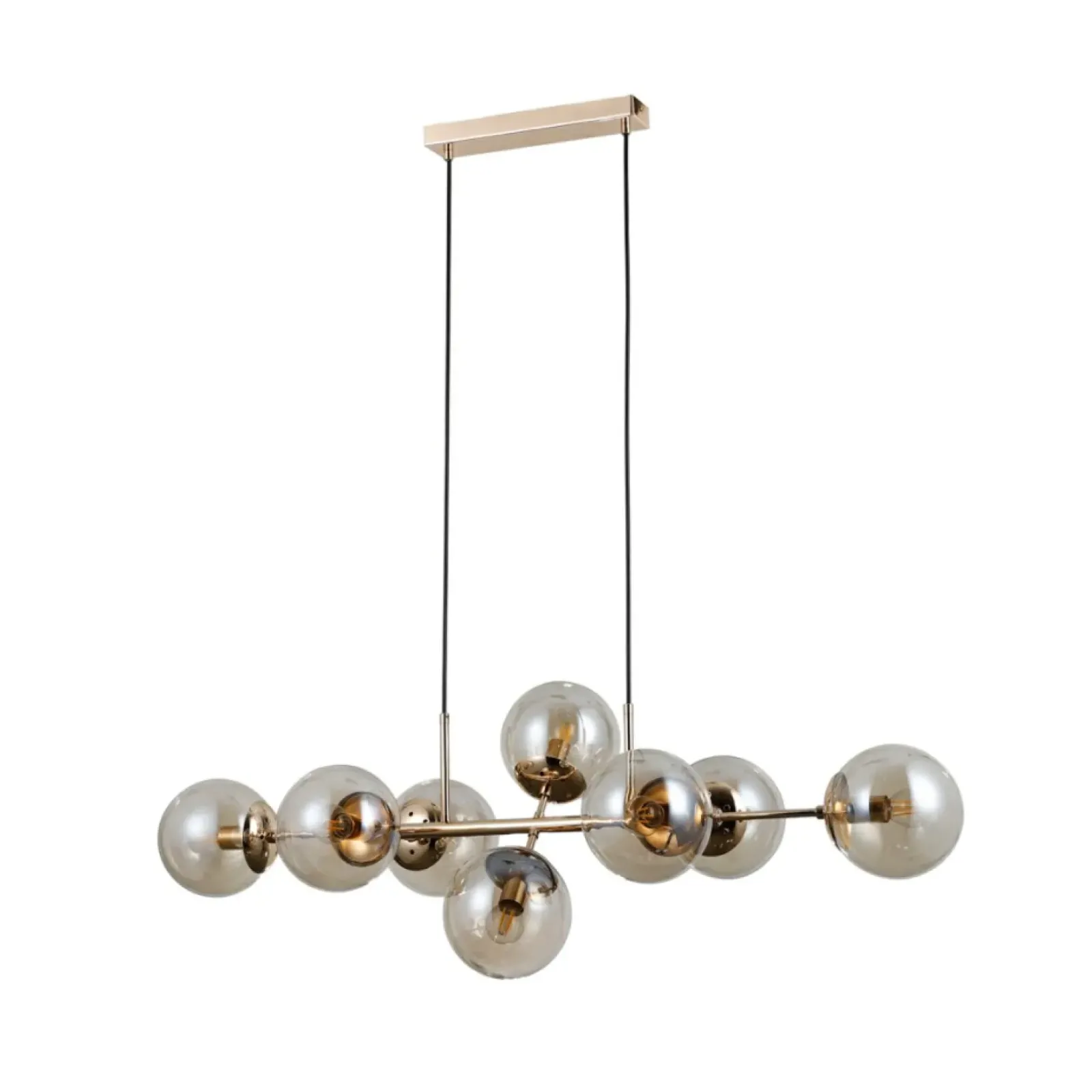 Sklep Kaja Dekoracyjna lampa do stylowego salonu PND-1098-8-GD MOLITE | Kaja Fashion