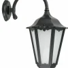 Sklep Kaja Dekoracyjna lampa elewacyjna, czarna K 3012/1/BD z serii RETRO MAXI | Kaja Oświe* Kinkiety Ogrodowe