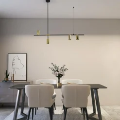 Sklep Kaja Dekoracyjna lampa nad stół LP-074/4PL BK/GD ARIZONA | Kaja Oświetlenie Cheap